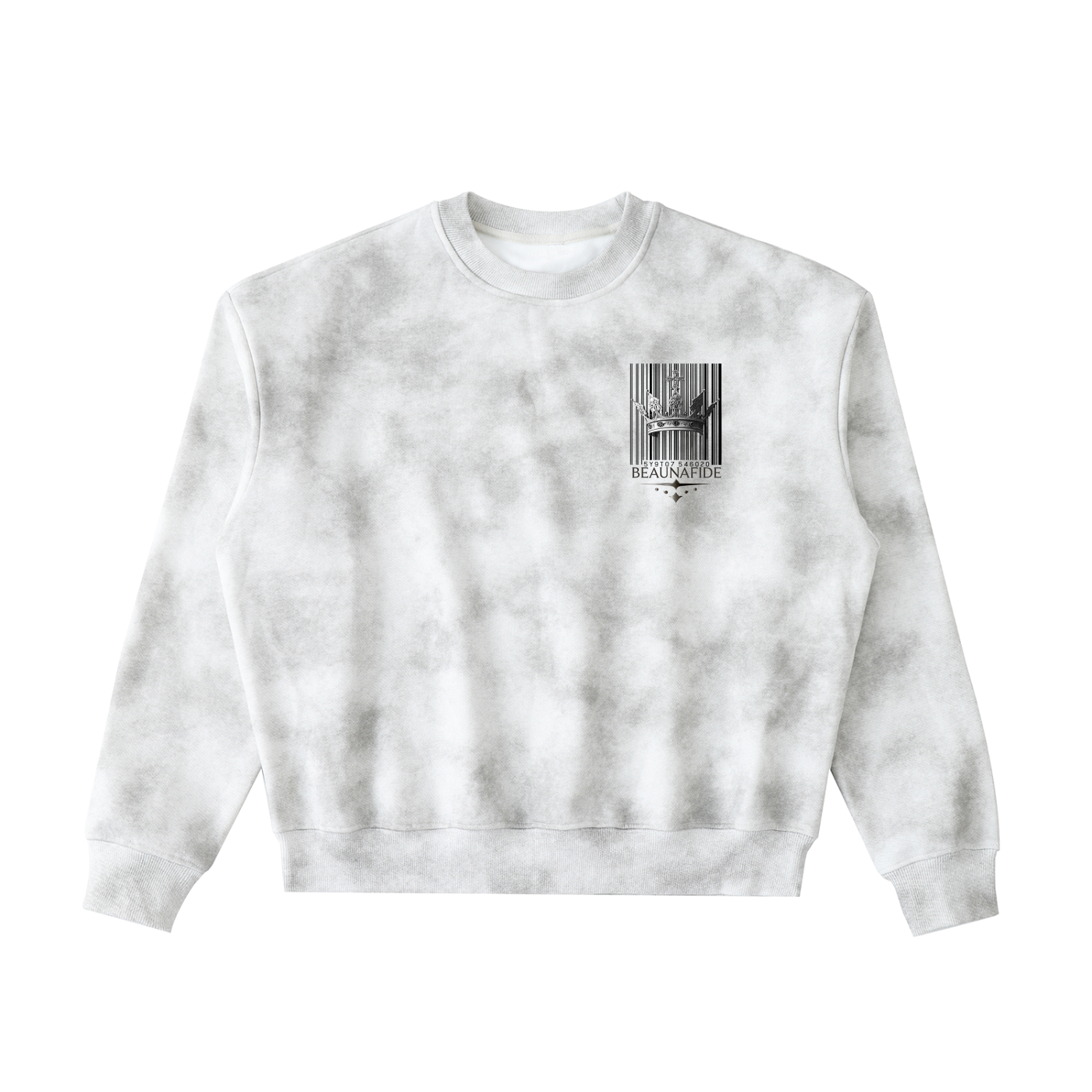 LIGHT IN DAY (V1) Dirty Washed Boxy Fleeced Sweatshirt