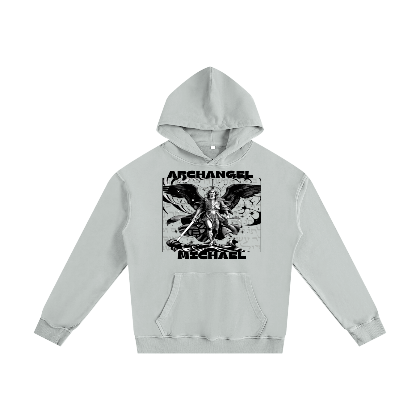ARCHANGEL MICHEAL Enzyme Washed Hoodie
