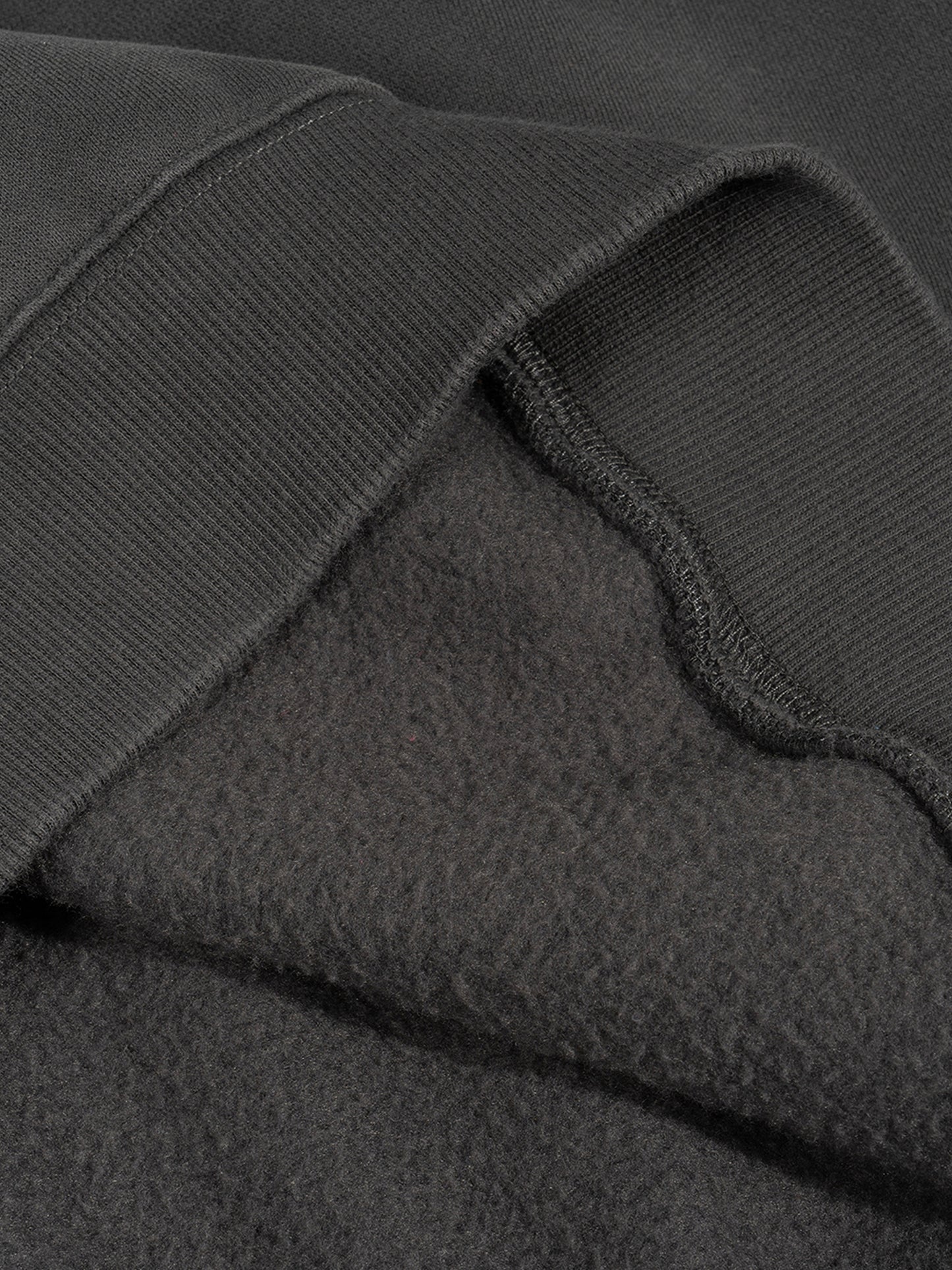 TRUST FAITH - Frayed Sunfade Boxy Fleece Hoodie