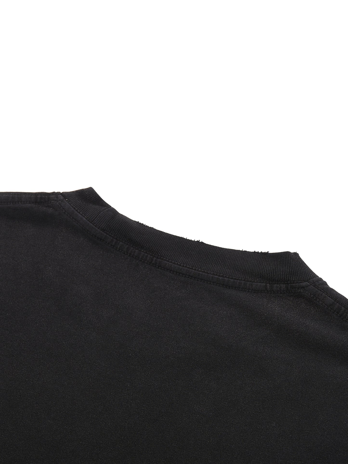 REBEL ANGEL (BLUE) SNOW WASHED RAW-HEM TEE